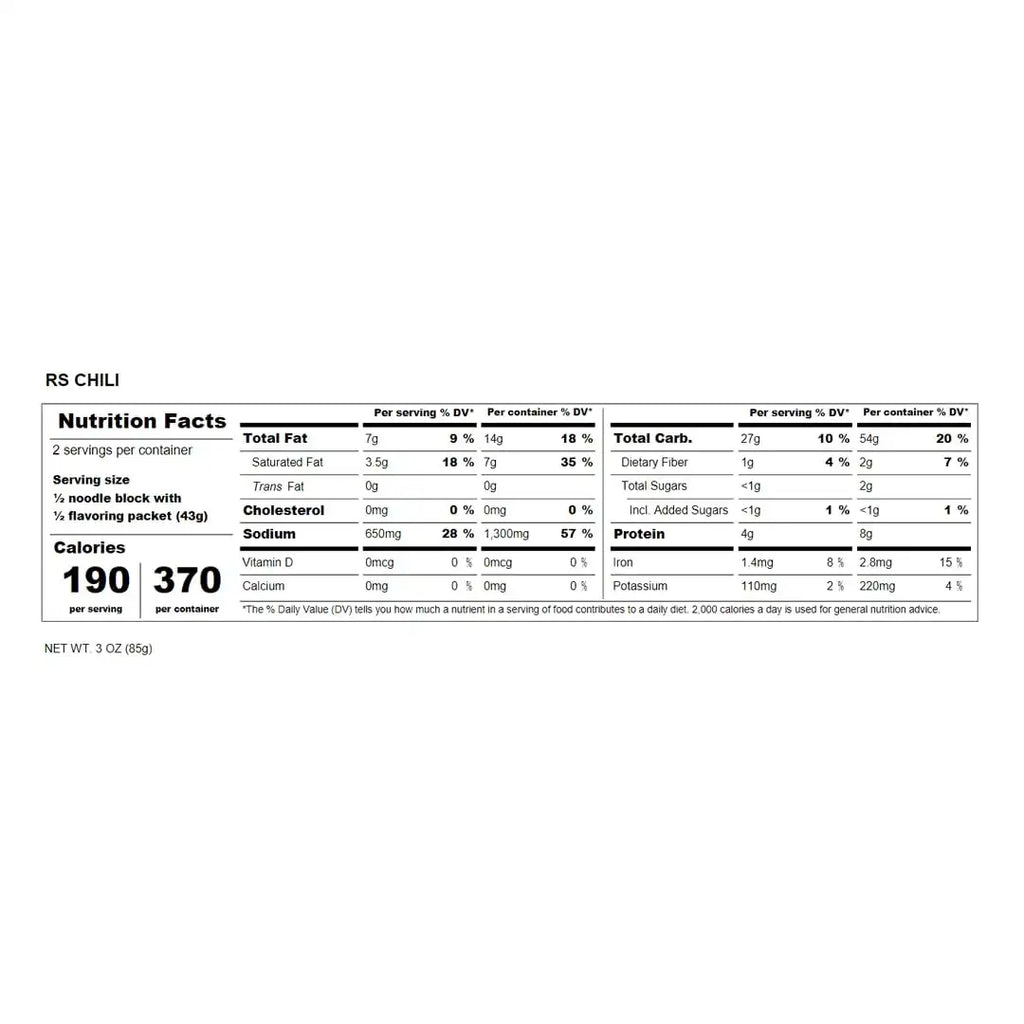 Maruchan Ramen, Chili Flavor, 3 oz