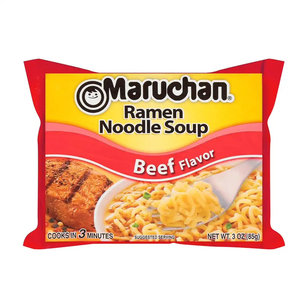 Maruchan Ramen Noodle Soup, Beef, 3 oz