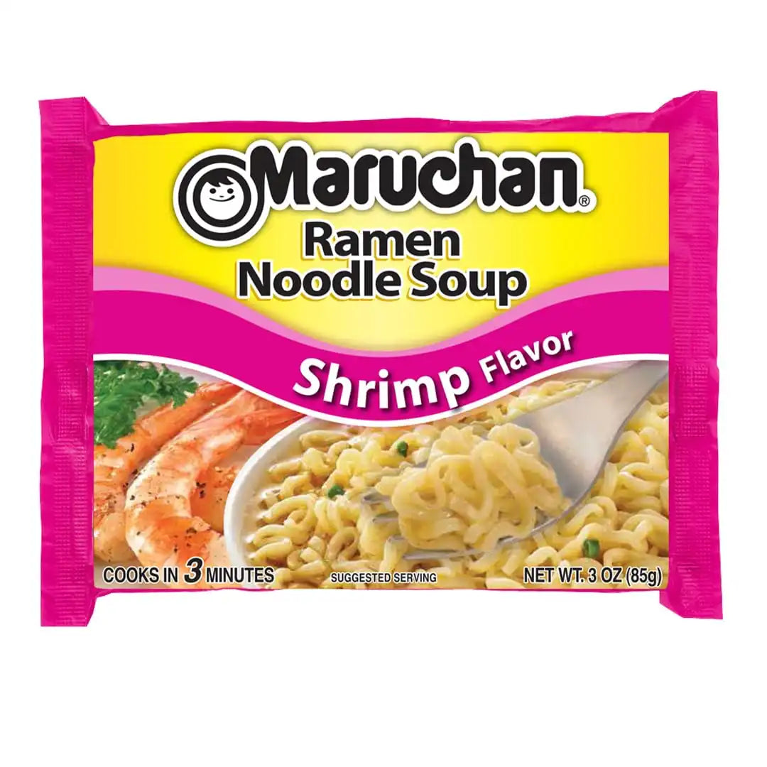 Maruchan Shrimp Ramen Noodle Soup, 2.53 Oz, 6 Ct