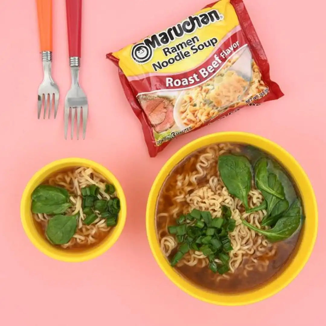 Maruchan Ramen Noodle Soup, Roast Beef, 3 oz