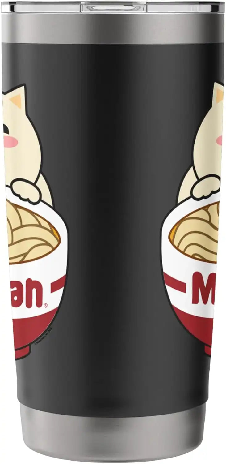 Maruchan Instant Lunch Cute Cat Ramen Bowl Logo Stainless Steel Insulated Tumbler