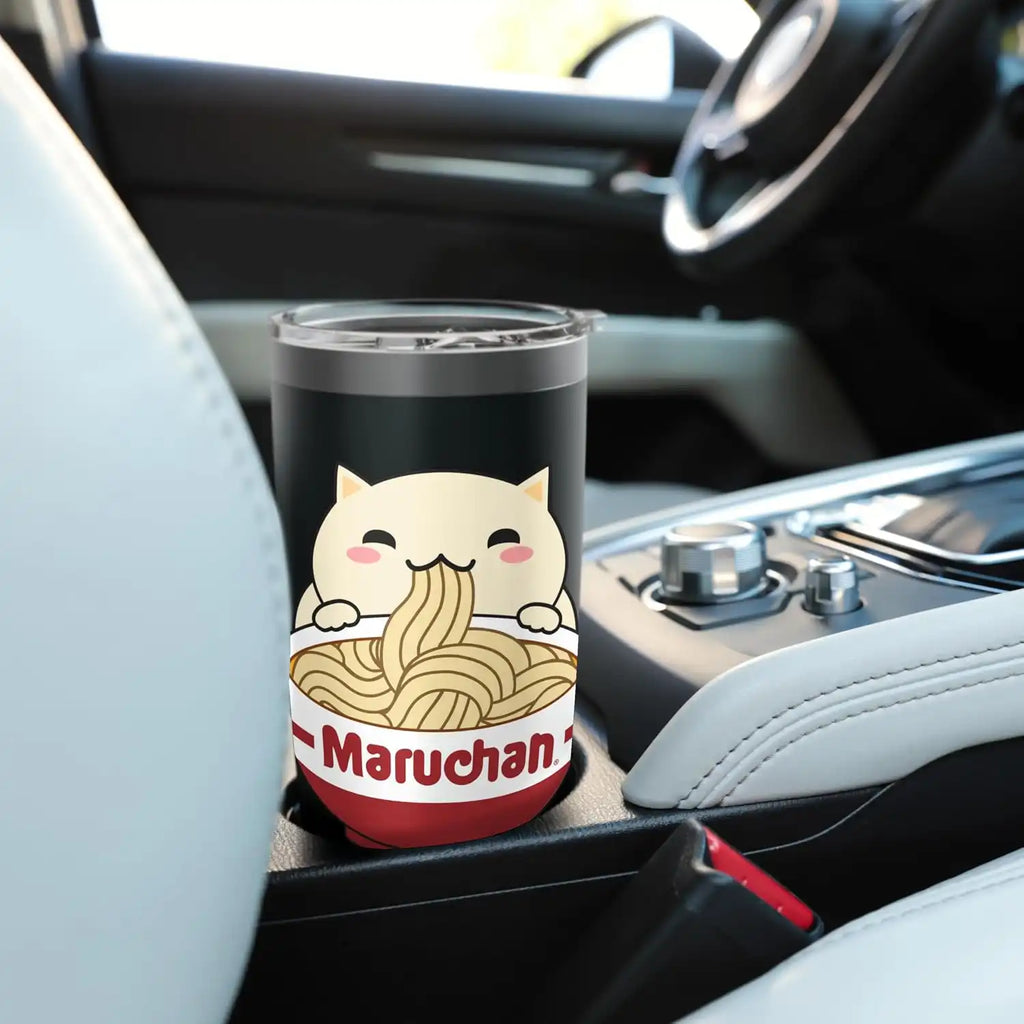 Maruchan Instant Lunch Cute Cat Ramen Bowl Logo Stainless Steel Insulated Tumbler
