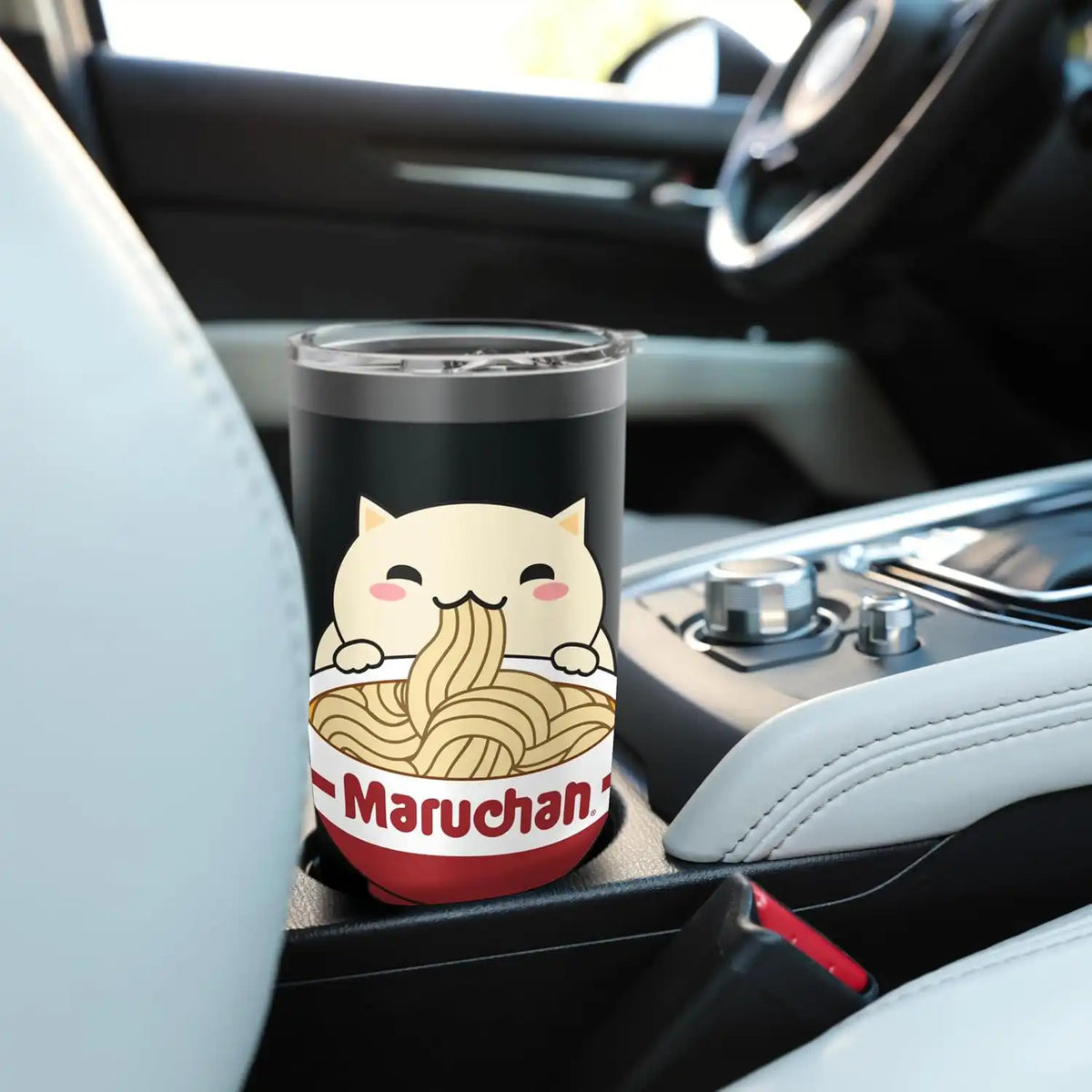 Maruchan Instant Lunch Cute Cat Ramen Bowl Logo Stainless Steel Insulated Tumbler