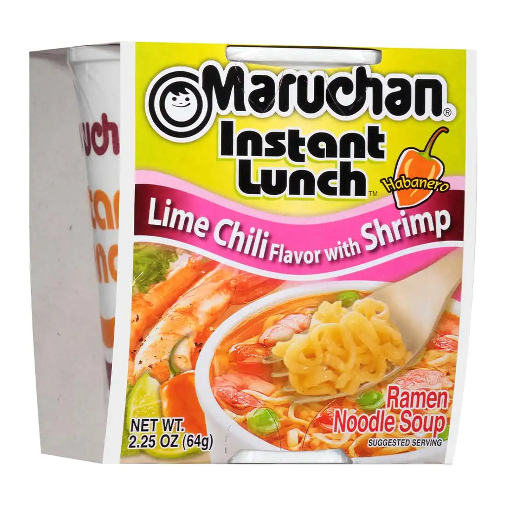 Maruchan Instant Lunch, Lime Chili with Shrimp, 2.25 oz (Pack of 12)