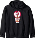 Maruchan Happy Face Eating Ramen Noodles Zip Hoodie