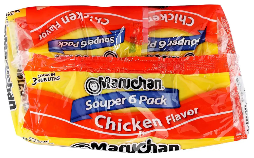 Maruchan Ramen Noodles Chicken Flavor, 3 Ounce, 6 Count (Pack of 1)