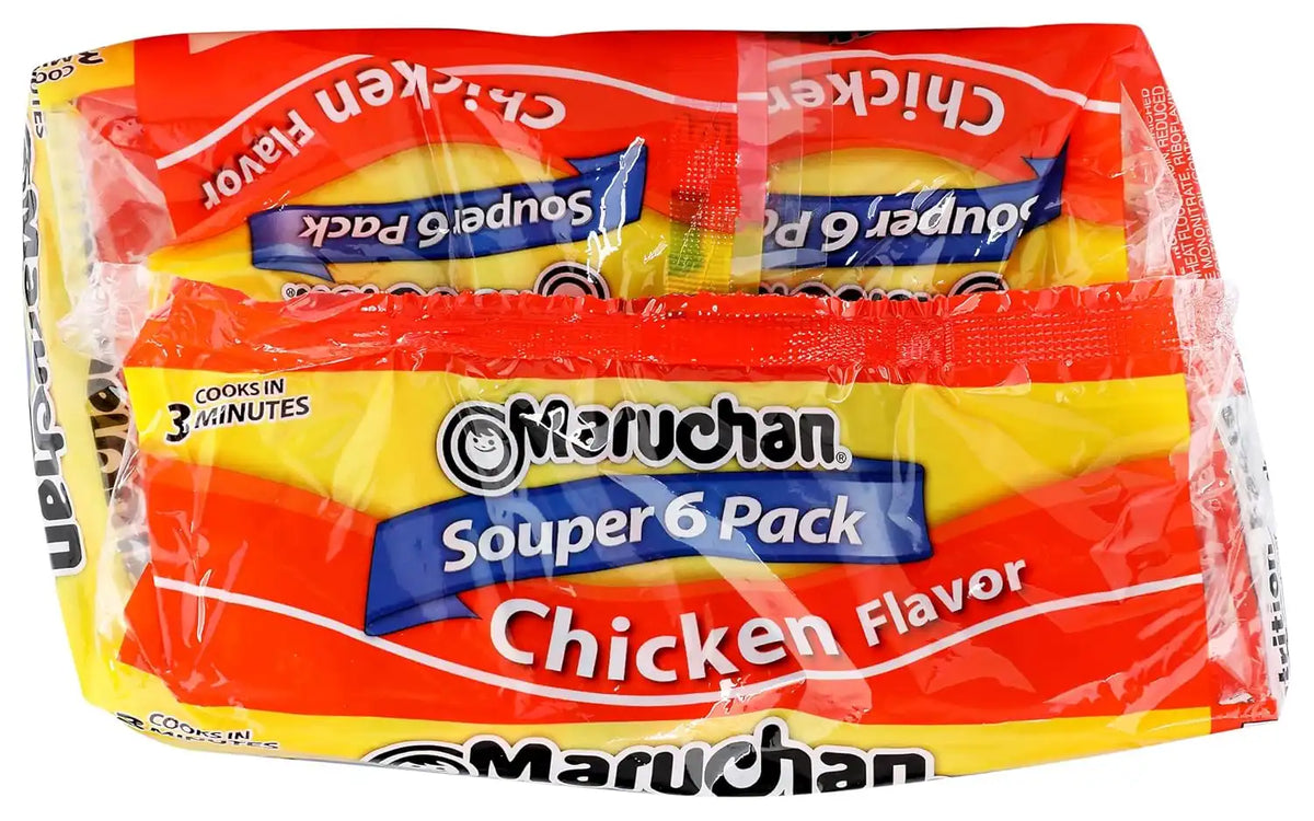 Maruchan Ramen Noodles Chicken Flavor, 3 Ounce, 6 Count (Pack of 1)