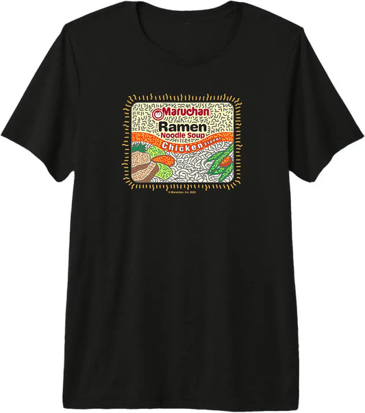 Maruchan Instant Lunch Chicken Flavor Art Premium Tri-Blend T-Shirt