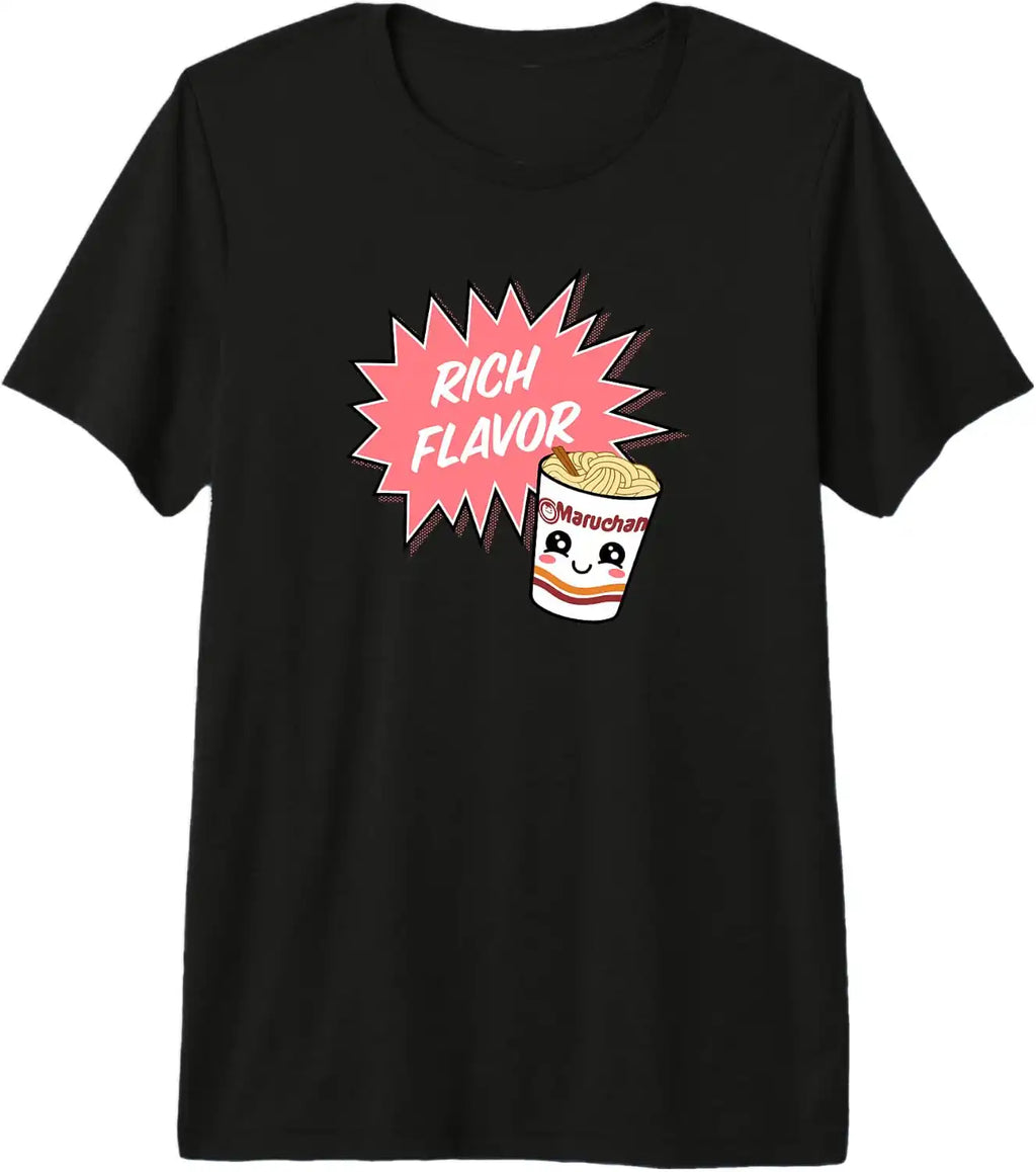 Maruchan Instant Lunch Rich Flavor Cute Noodle Cup Logo Premium Tri-blend T-Shirt
