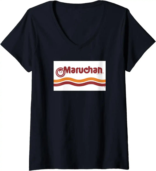 Maruchan Instant Lunch Classic Iconic Logo V-Neck T-Shirt