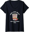 Maruchan Ramen Cup Heat And Spice Food Quote V-Neck T-Shirt