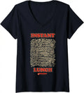 Maruchan Instant Lunch Uncooked Pasta Distressed Portrait V-Neck T-Shirt