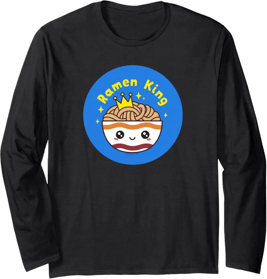 Maruchan Instant Lunch Cute Kawaii Ramen King Bowl Logo Long Sleeve T-Shirt