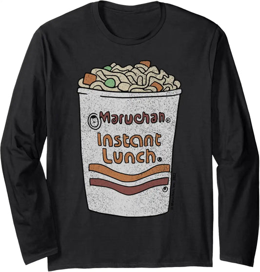 Maruchan Instant Lunch Ramen Cup Drawing Logo Long Sleeve T-Shirt