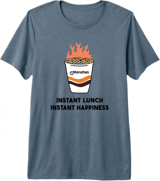 Maruchan Instant Lunch Instant Happiness Fiery Noodles Premium Tri-Blend T-Shirt