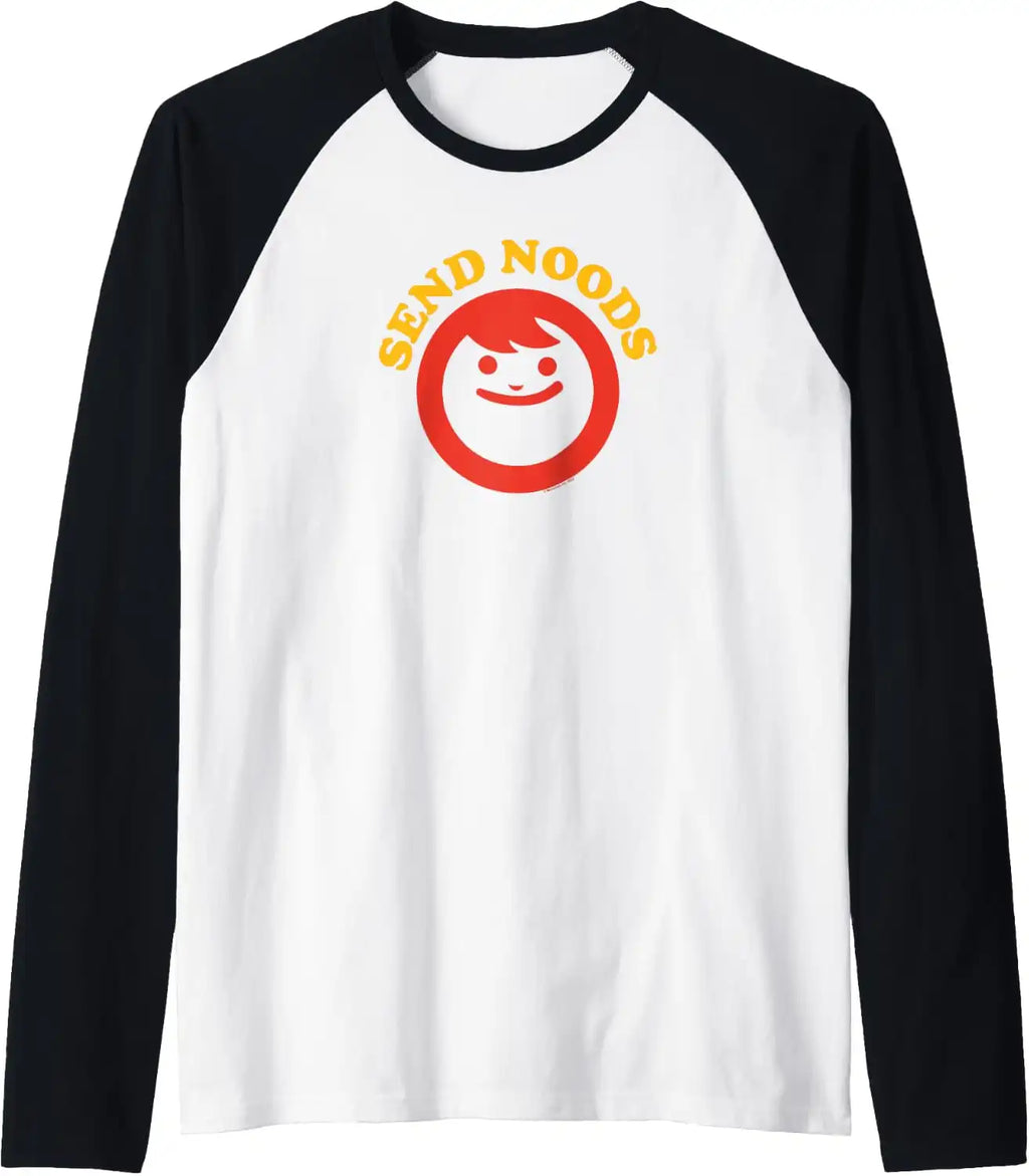 Maruchan Instant Lunch Send Noods Classic Logo Raglan Baseball Tee