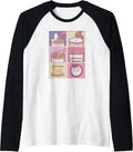 Maruchan Instant Lunch Boxed Up Cooking Instructions Panel Raglan Baseball Tee