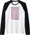 Maruchan Instant Lunch Groovy Tasty Vibes Grid Logo Raglan Baseball Tee
