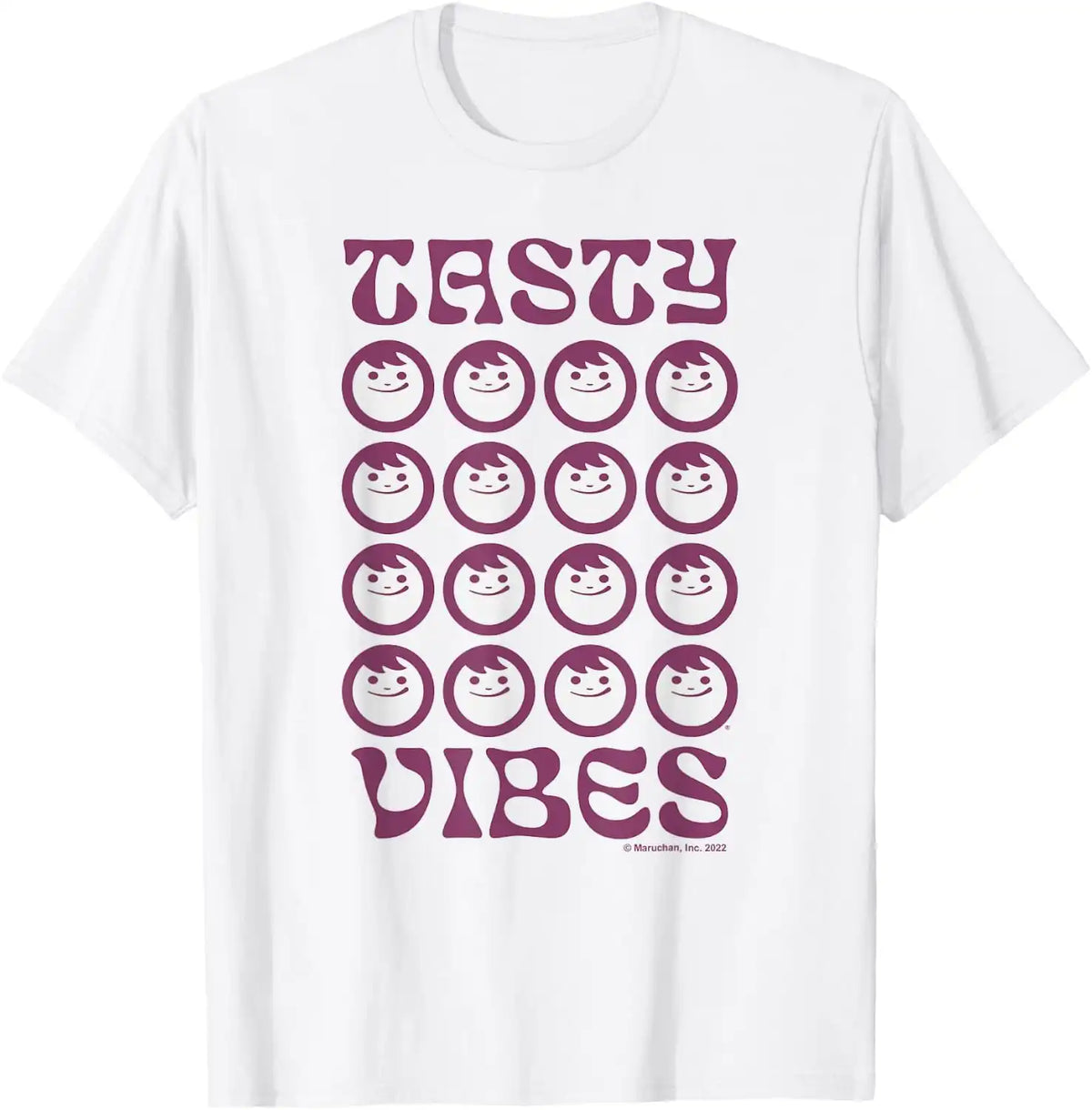 Maruchan Instant Lunch Groovy Tasty Vibes Grid Logo T-Shirt