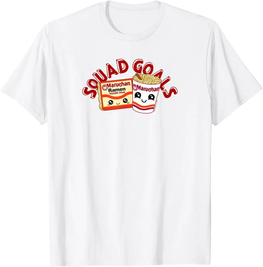 Maruchan Instant Lunch Squad Goals Noodle Friendship Kawaii T-Shirt