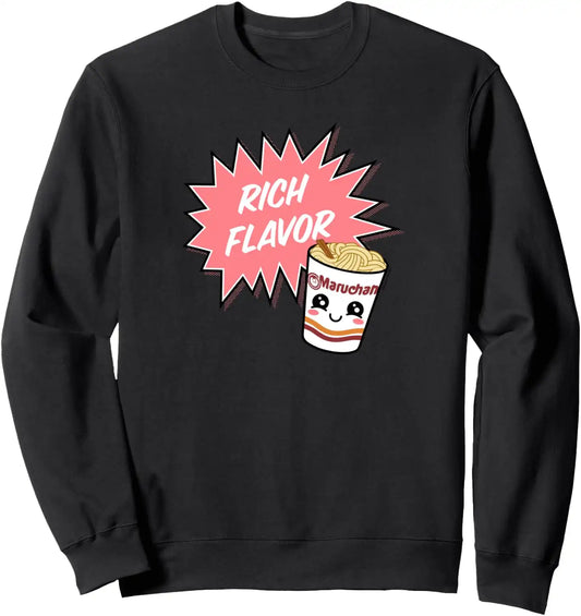 Maruchan Instant Lunch Rich Flavor Cute Noodle Cup Logo Sweatshirt