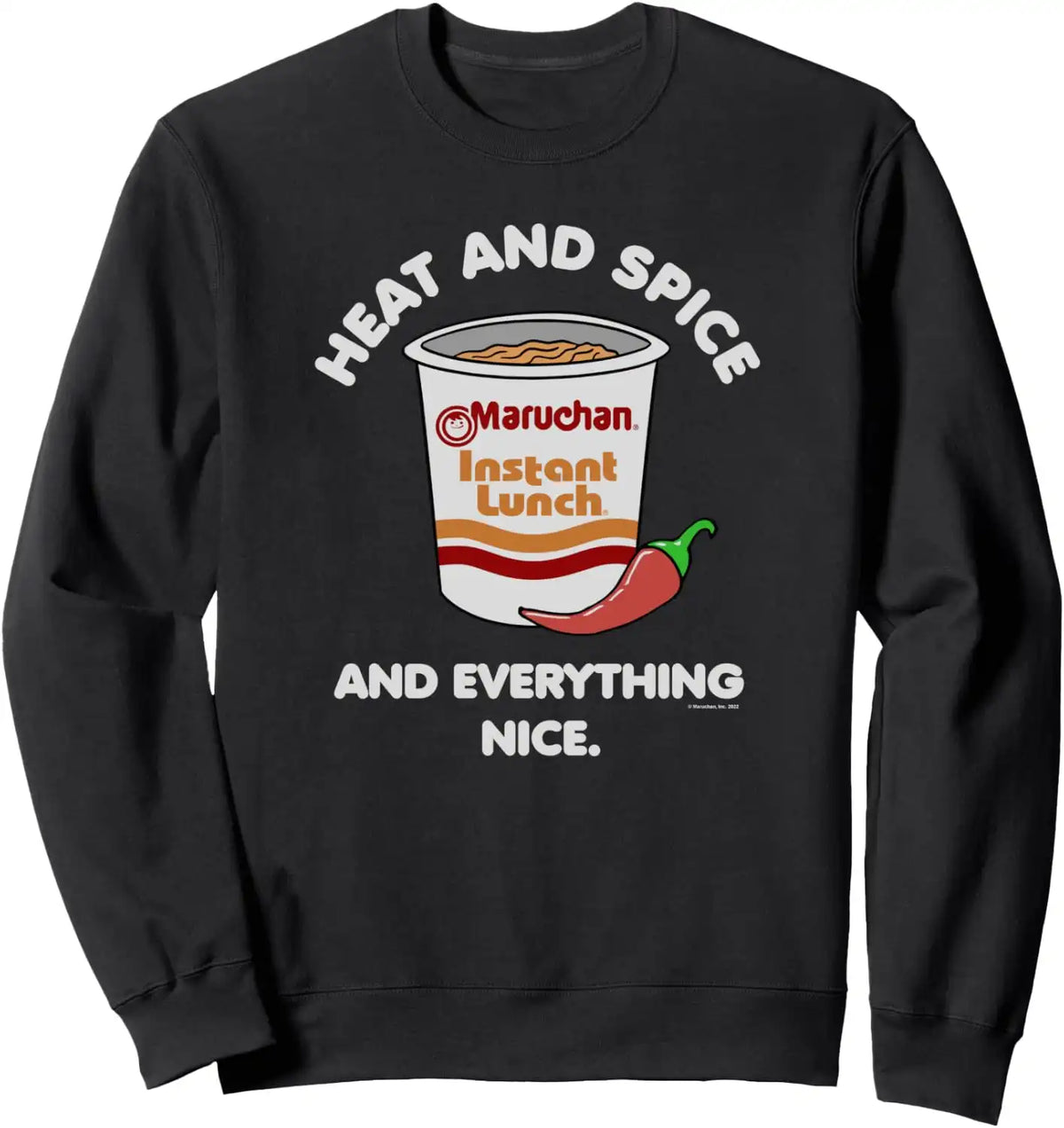 Maruchan Heat And Spice And Everything Nice Logo Sweatshirt