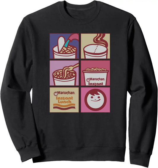 Maruchan Instant Lunch Boxed Up Cooking Instructions Panel Sweatshirt
