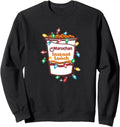 Maruchan Christmas Lights Holiday Season Reman Cup Logo Sweatshirt