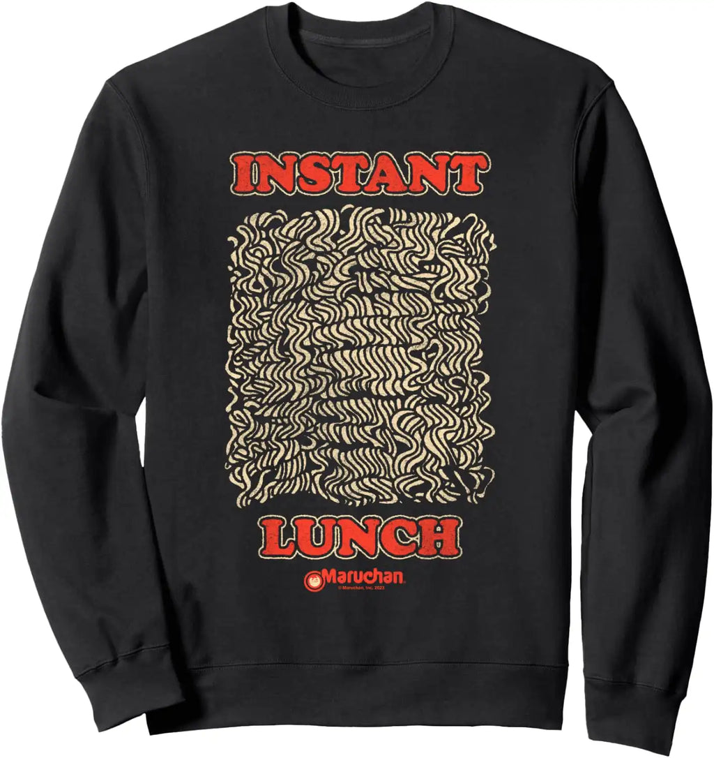 Maruchan Instant Lunch Uncooked Pasta Distressed Portrait Sweatshirt