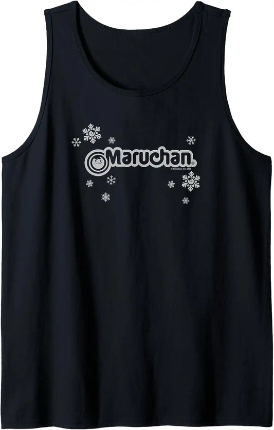 Maruchan Instant Lunch Christmas Snow Flakes Holiday Logo Tank Top