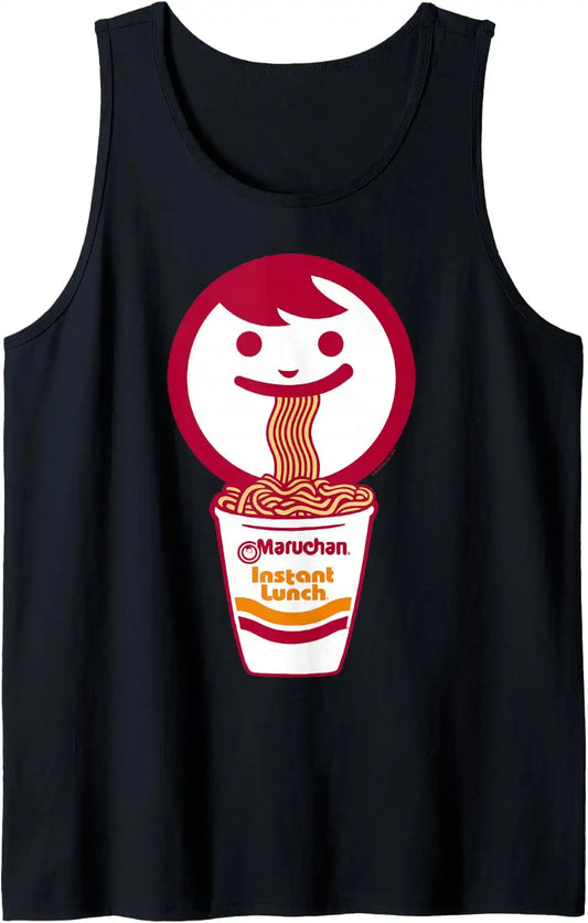 Maruchan Happy Face Eating Ramen Noodles Tank Top