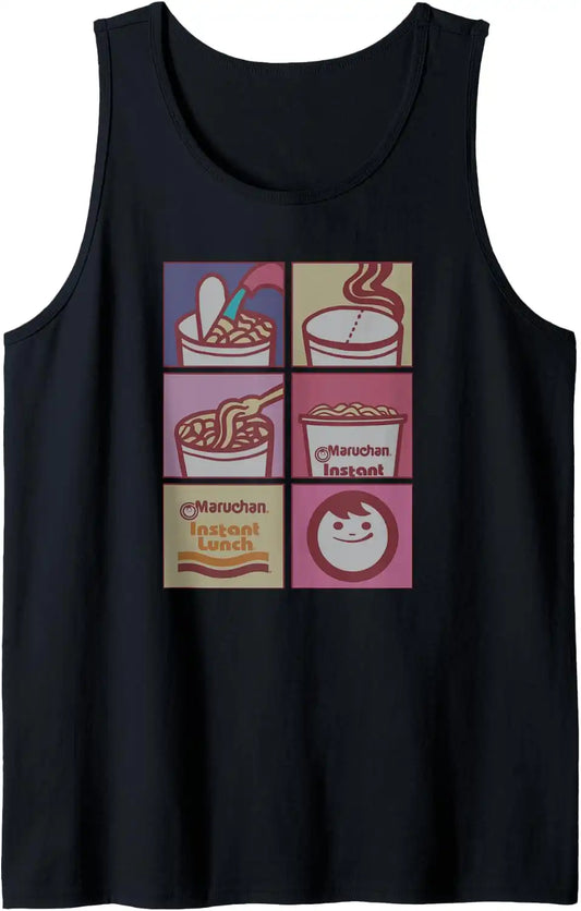 Maruchan Instant Lunch Boxed Up Cooking Instructions Panel Tank Top