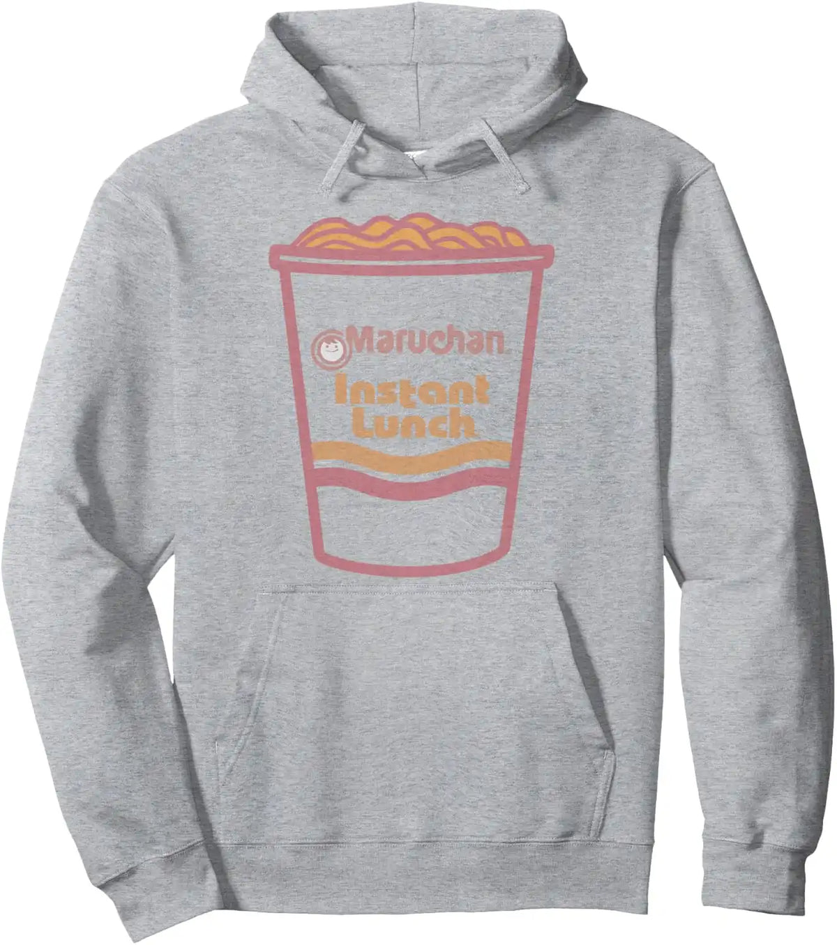 Maruchan Instant Lunch Ramen Cup Distressed Logo Pullover Hoodie