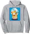 Maruchan Cat Eating Ramen Noodles Pullover Hoodie