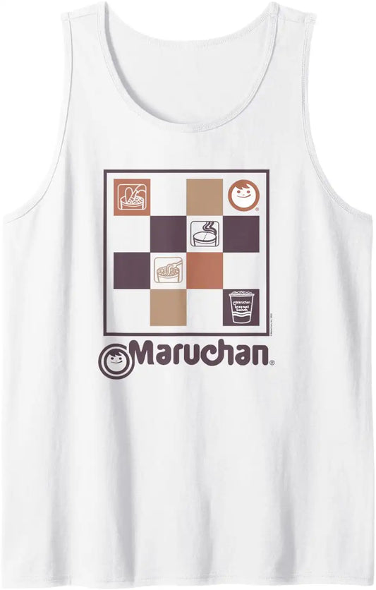Maruchan Checkered Noodle Icons Poster Tank Top