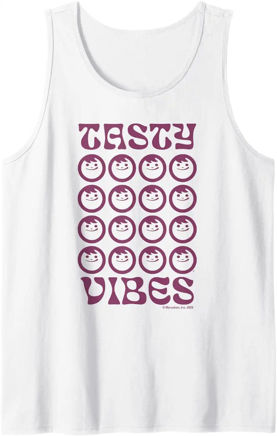 Maruchan Instant Lunch Groovy Tasty Vibes Grid Logo Tank Top