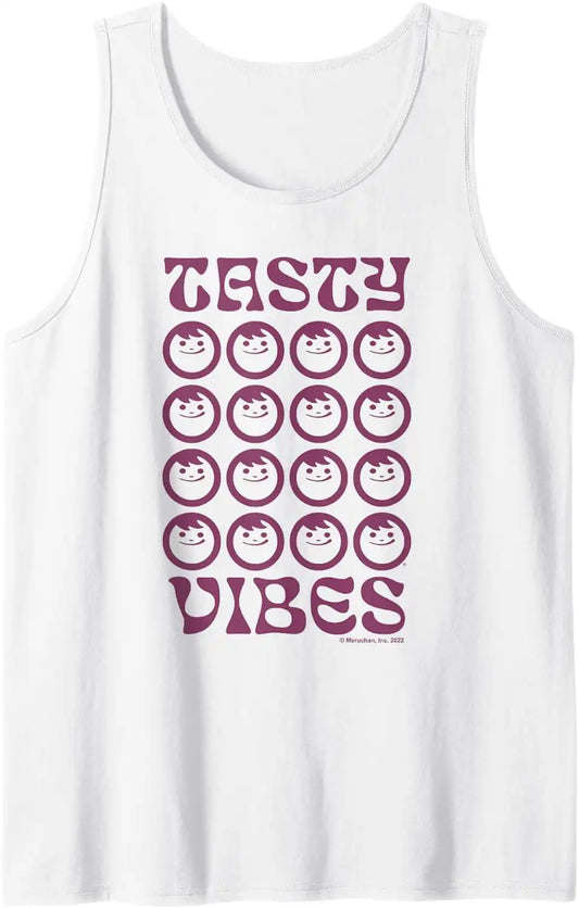 Maruchan Instant Lunch Groovy Tasty Vibes Grid Logo Tank Top