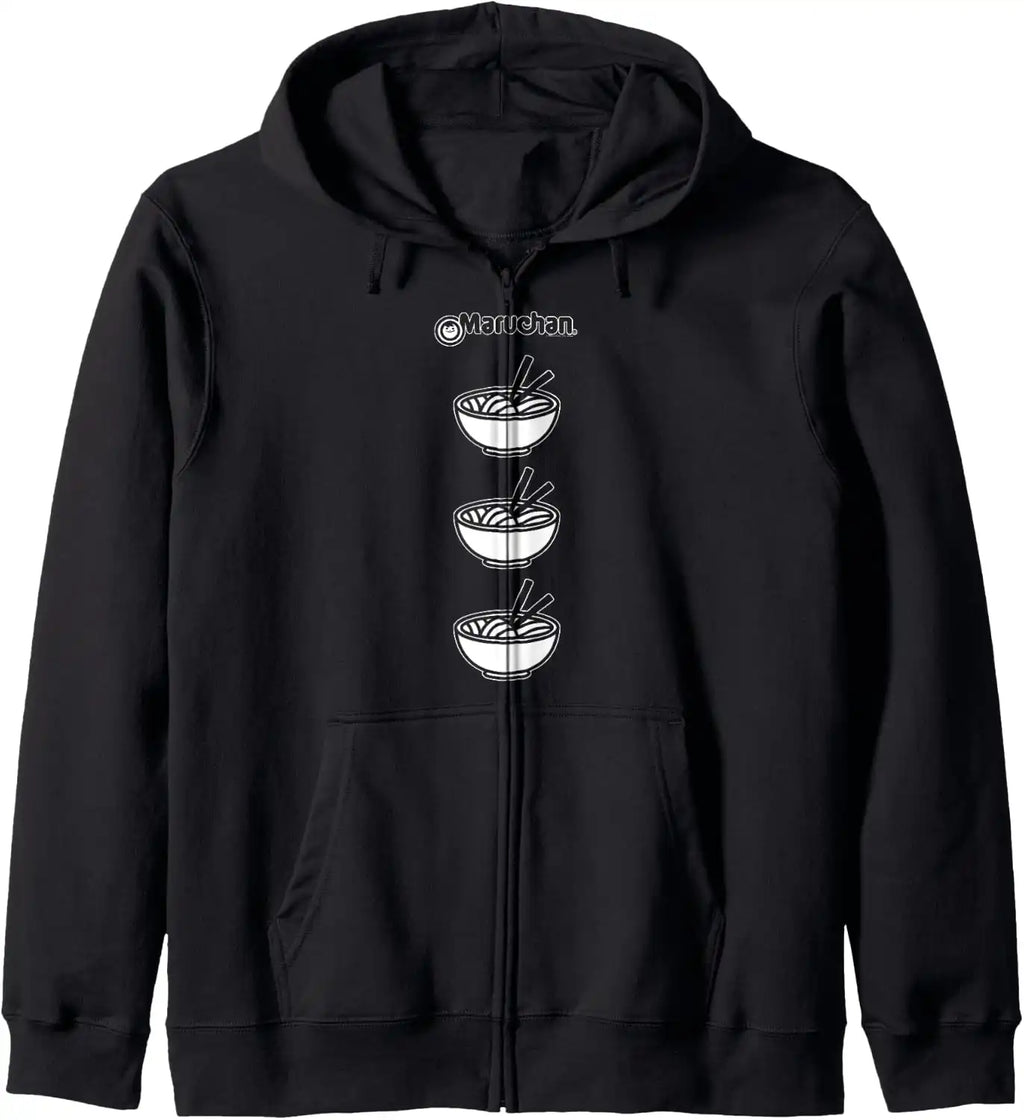 Maruchan Multi Ramen Bowl Iconic Logo Zip Hoodie