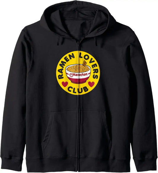 Maruchan Instant Lunch Ramen Lovers Club Bowl Logo Zip Hoodie