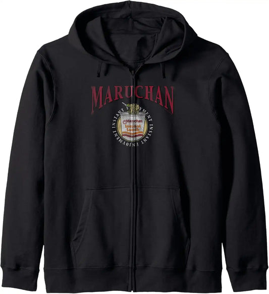 Maruchan Instant Lunch Instant Enjoyment Logo Zip Hoodie