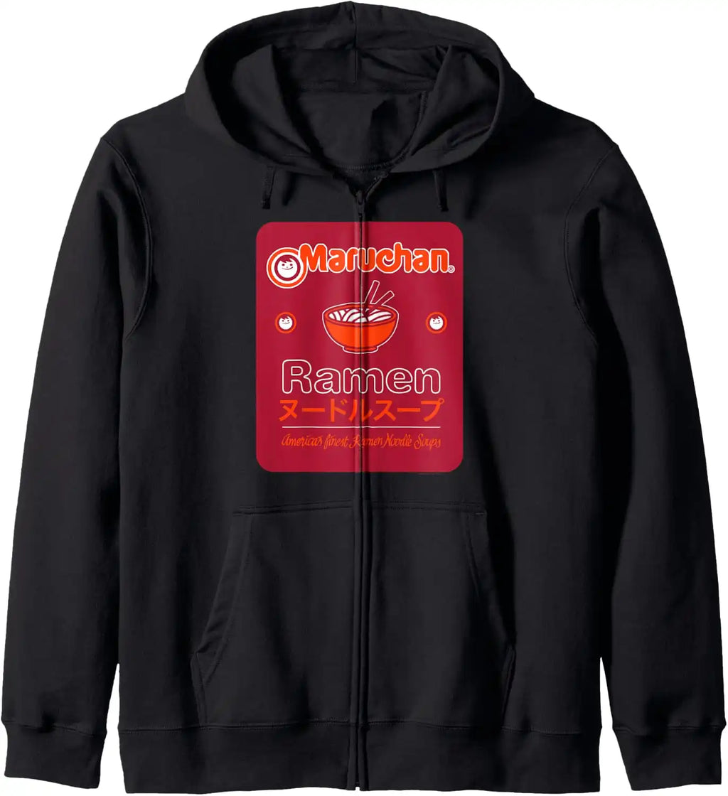 Maruchan Americans Finest Ramen Noodle Soup Card Logo Zip Hoodie