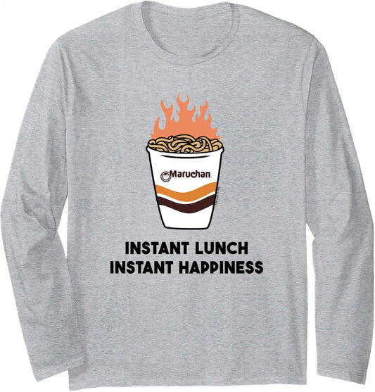 Maruchan Instant Lunch Instant Happiness Fiery Noodles Long Sleeve T-Shirt