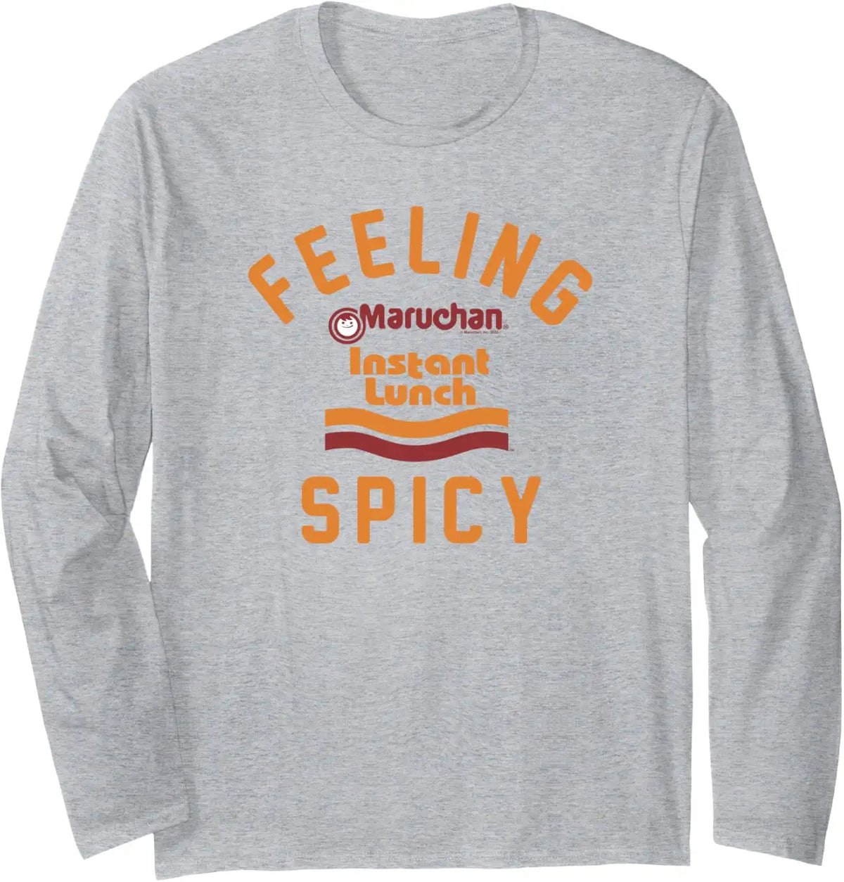 Maruchan Feeling Spicy Instant Lunch Logo Long Sleeve T-Shirt