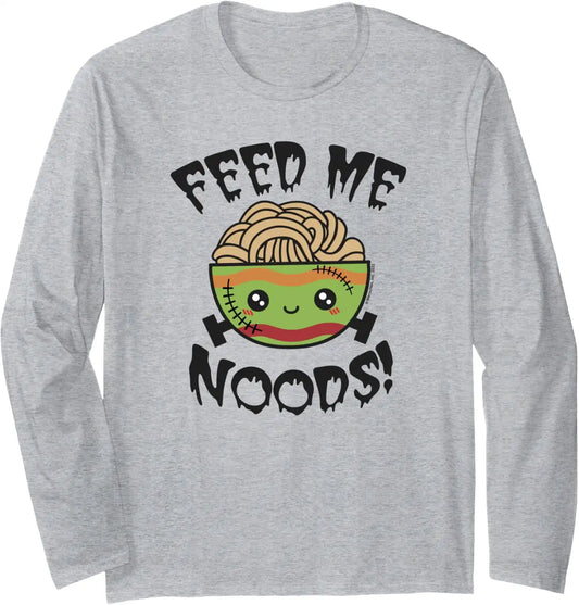 Maruchan Feed Me Noods Halloween Frankenstein Bowl Long Sleeve T-Shirt