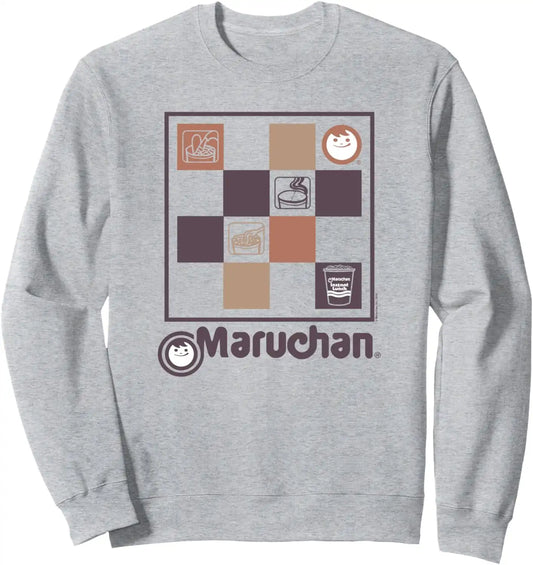 Maruchan Checkered Noodle Icons Poster Sweatshirt