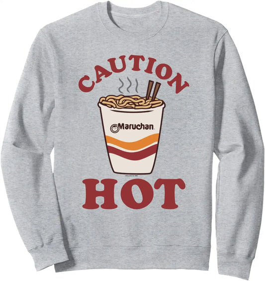 Maruchan Caution Hot Steaming Noodle Cup Sweatshirt