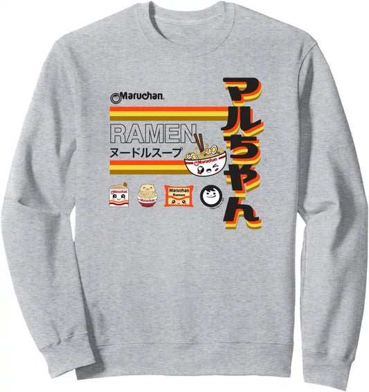 Maruchan Ramen Cute Anime Faces Poster Sweatshirt