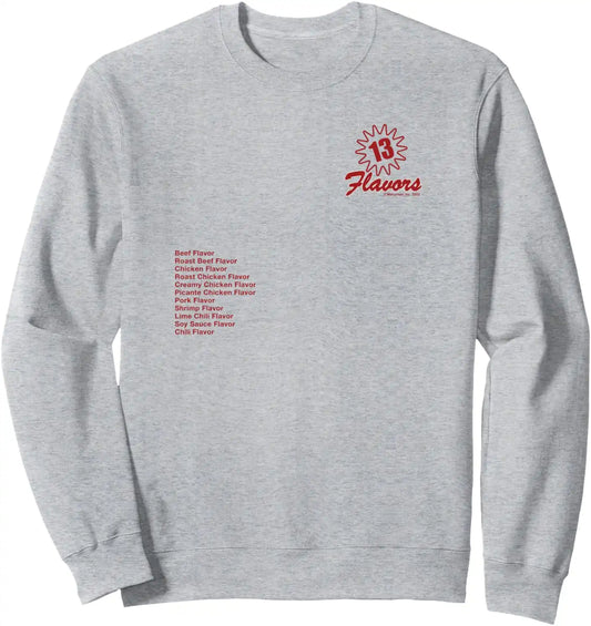 Maruchan 13 Flavors Ramen Noodle List Sweatshirt