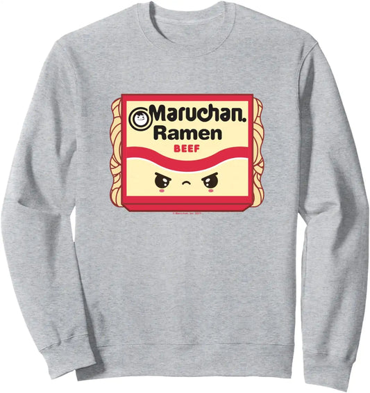 Maruchan Ramen Beef Flavor Angry Kawaii Package Sweatshirt