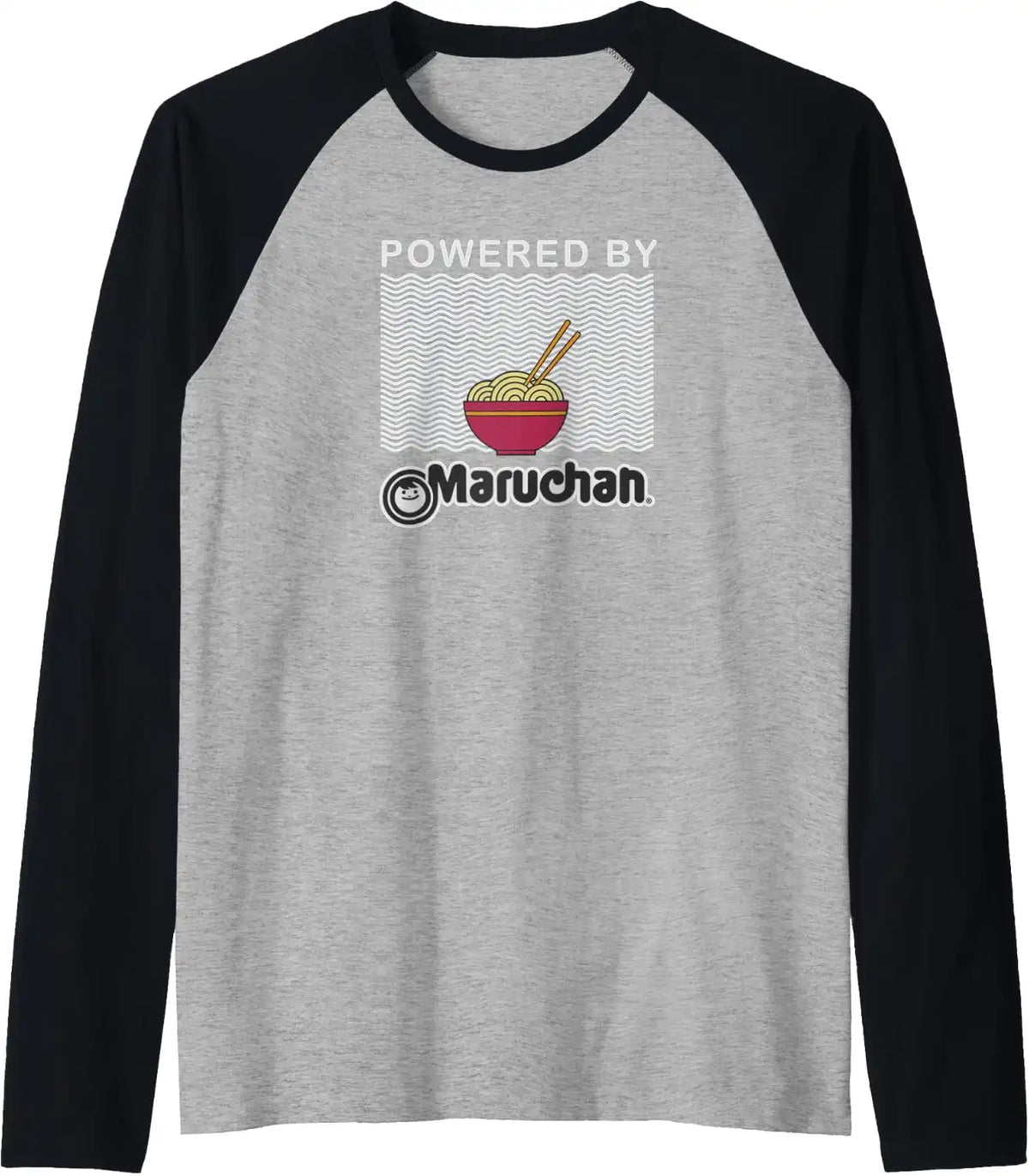Maruchan Instant Lunch Noodle Powered By Maruchan Raglan Baseball Tee